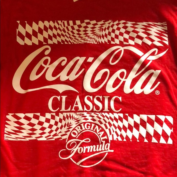 Coca-Cola Long sleeve Crop Top! OBO - Picture 2 of 3